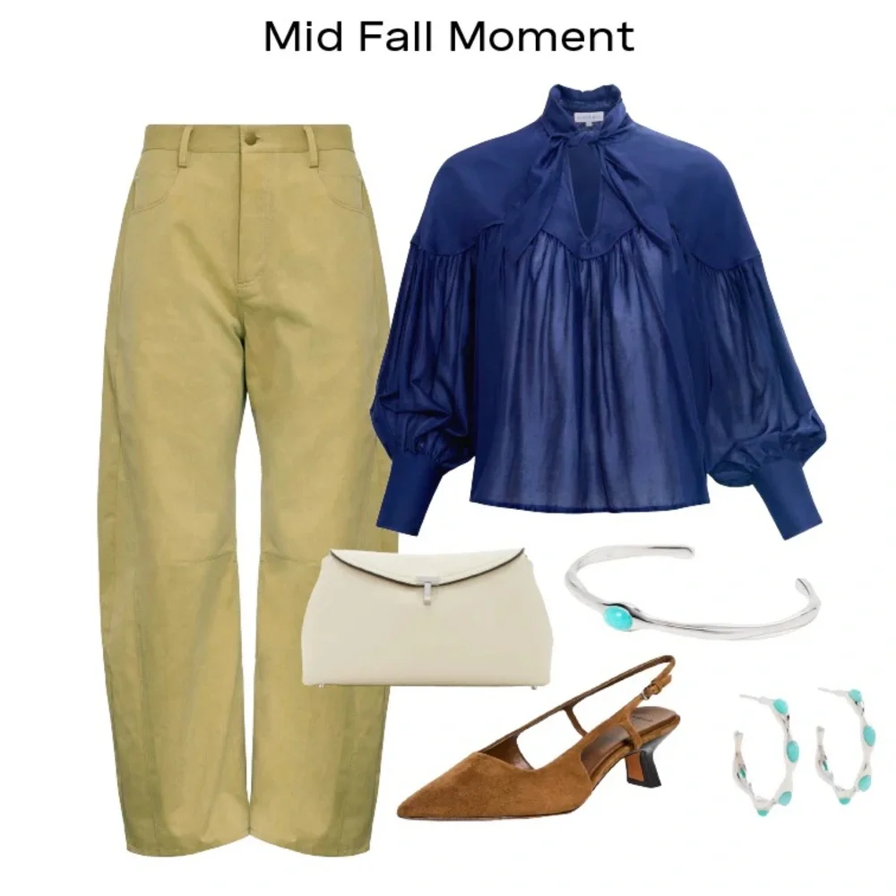 Hunter Bell Mabel Pant in Sage Sz 12 NWT Barrel - Picture 10 of 12